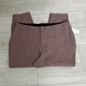 a new day Red and White Cropped Pants